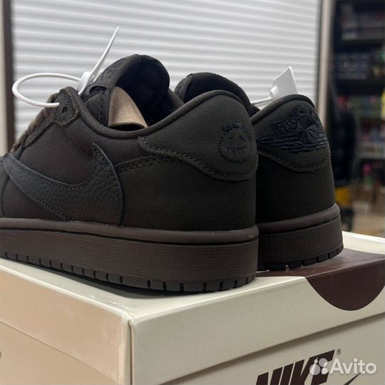 Кроссовки Travis Scott x Air Jordan 1 Low OG 'Velv