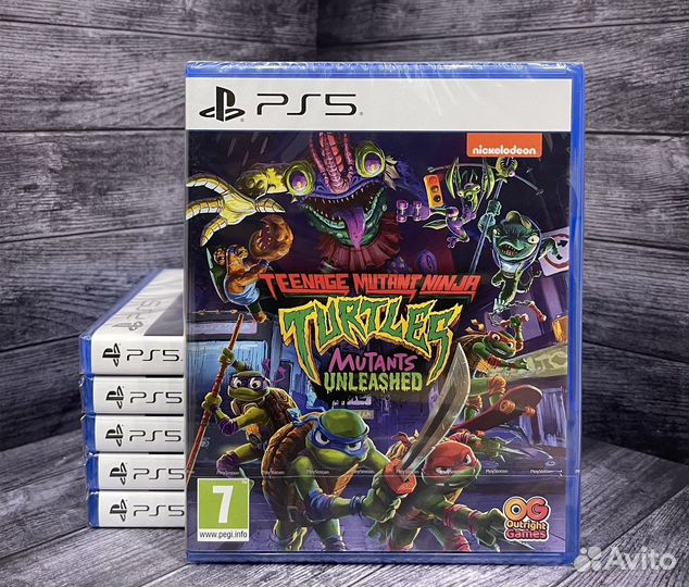 Tmnt Mutants Unleashed PS5 Новый диск