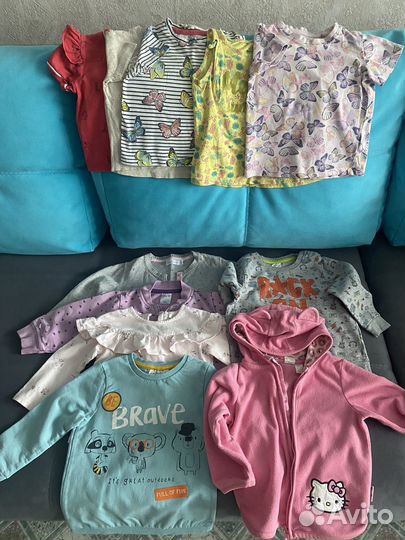 Одежда для девочки пакетом 80 86 92