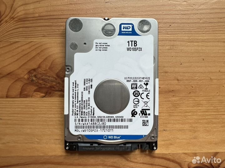 Жесткий диск 1 тб wd blue 2.5