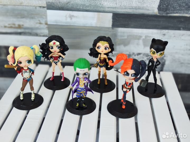 Фигурка Харли Квин, Джокера и Супер Женщина