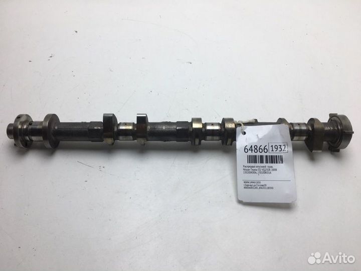 Распредвал впускной левый Nissan Teana J32 VQ25DE