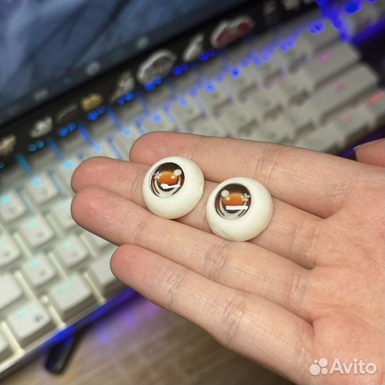 Глаза для bjd кукол 18 мм