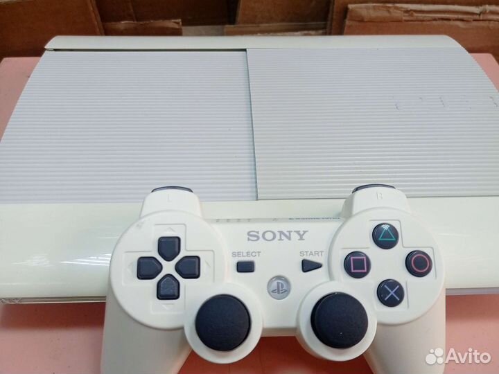 Sony playstation 3 super slim 500gb+игры