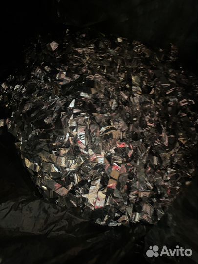 Фольга для бумажной дискотеки серебро