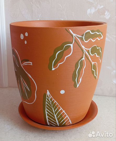 Горшок керамический Тропики, 2,8л