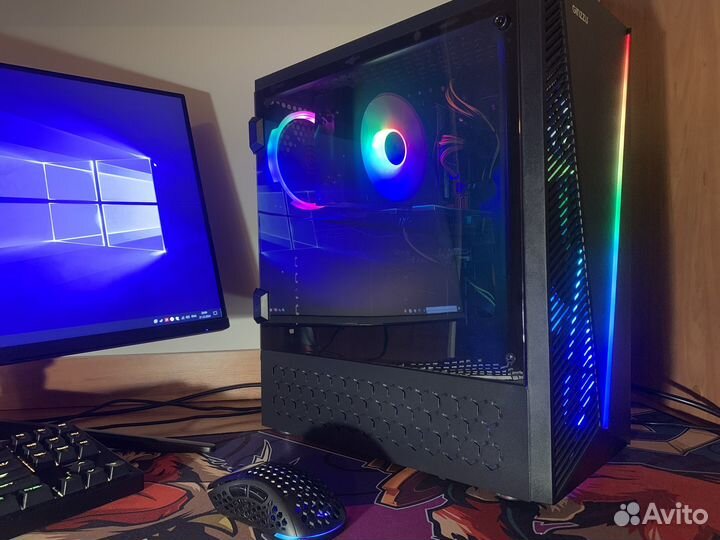 Игровой пк 24 ядра/RX 580 8CB/16GB DDR4/SSD + HDD