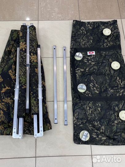 Комплект (раскладушка 180см утепленная + опоры )