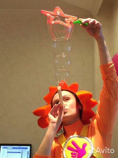 Шоу мыльных пузырей
