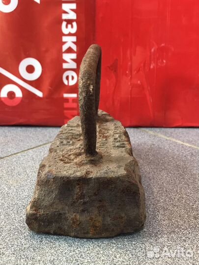 Утюг нагревой чугунный № 6