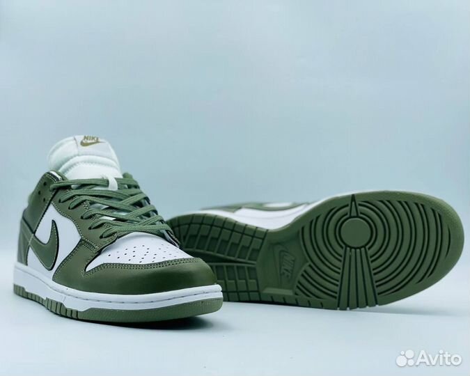 Кроссовки Nike Dunk Low Зеленые