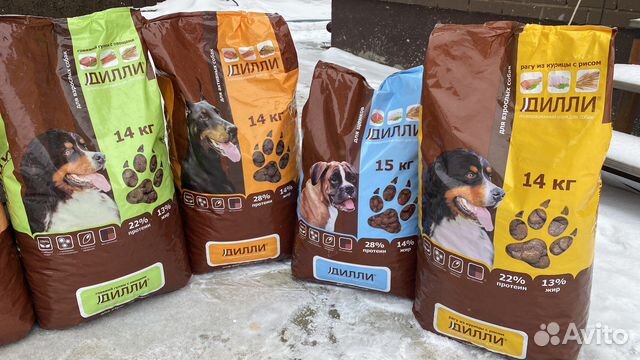 Корм для собак Дилли