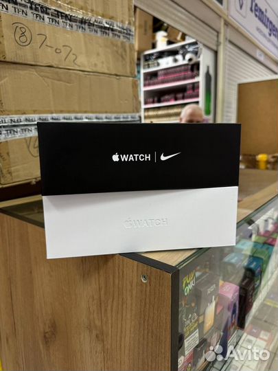 Смарт умныечаcы apple watch nike 9 серия, 45 mm