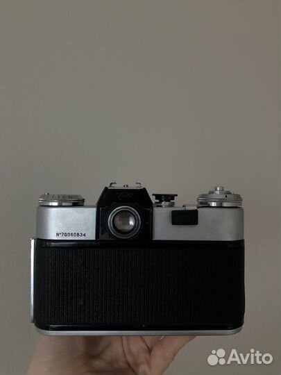 Плёночный фотоаппарат зенит-Е + Гелиос-44 58mm/2,0