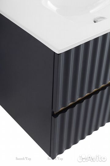 Тумба под раковину 90 LED серый мат. Art&Max Eleg