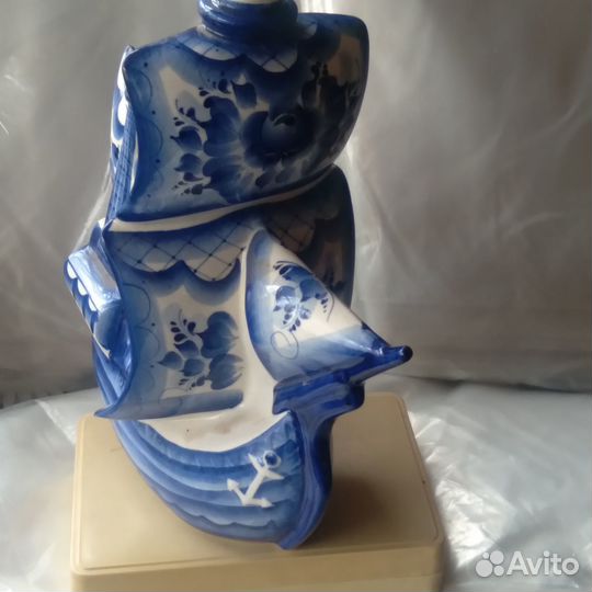 Штоф для водки гжель