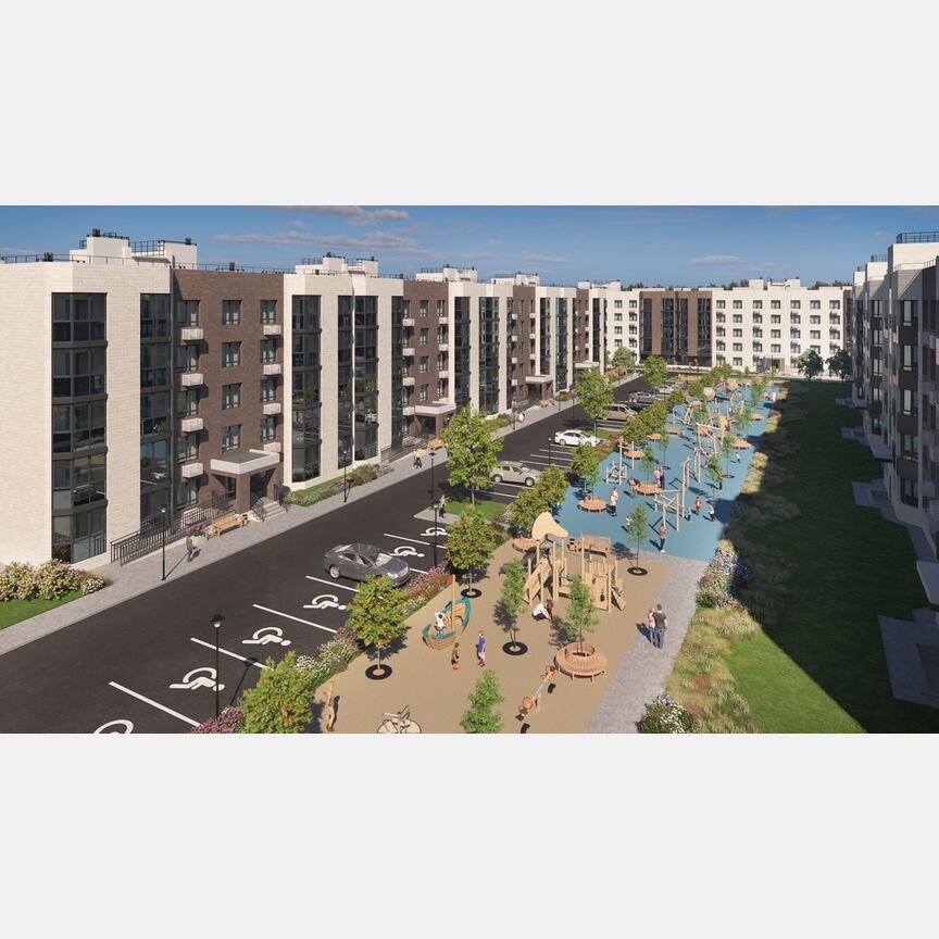 1-к. квартира, 44,8 м², 5/5 эт.