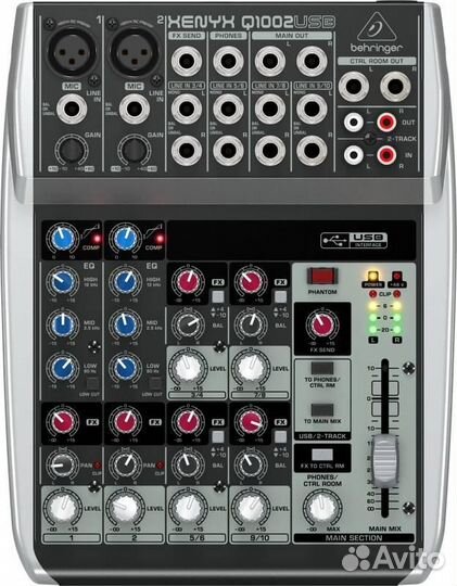 Behringer xenyx 1002SFX аналоговый микшер