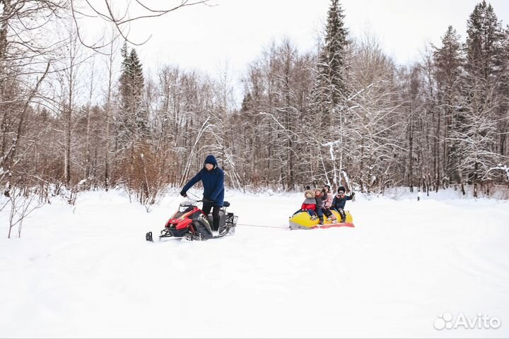 Снегоход.Зимний банан