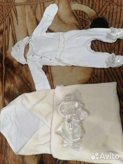 Конверт комплект на выписку летний