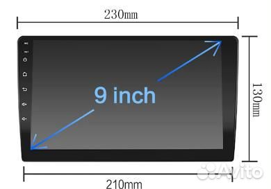 Магнитола 9 дюймов 2/32 c 4G+CarPlay