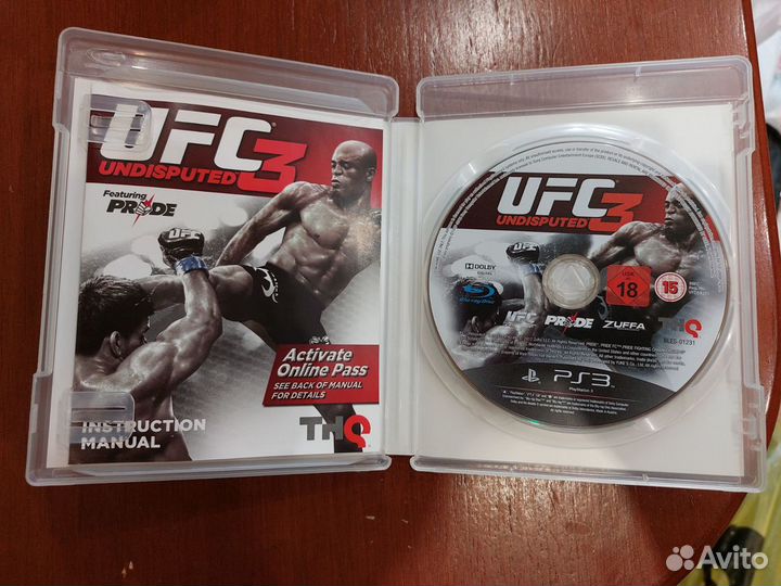Игра UFC 3 Undisputed на PS3