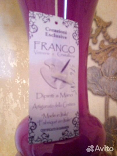 Ваза для цветов.производитель Италия