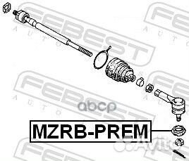 Пыльник наконечника рулевого mzrb-prem Febest