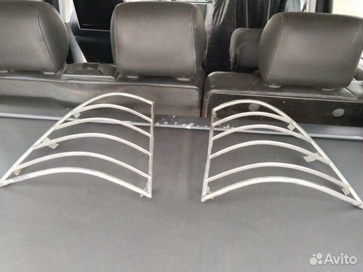 Фонари w163, защита сталь хром