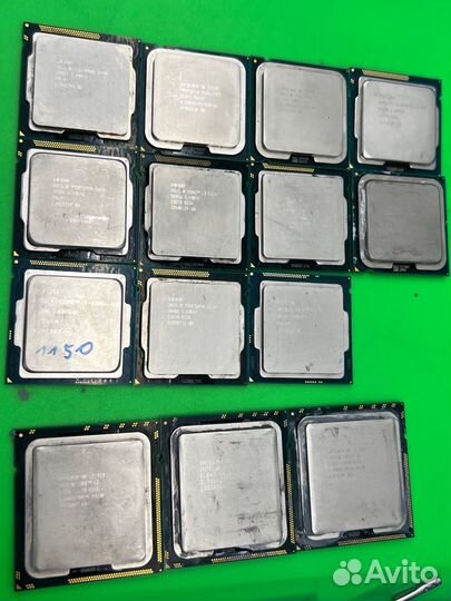 Процессоры Intel 1155 1150 1366