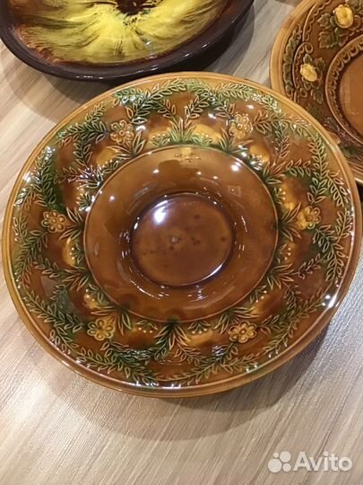 Тарелки зик фаянс