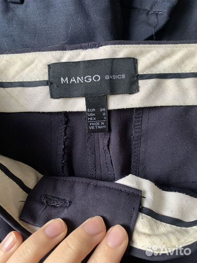 Брюки темно-синие