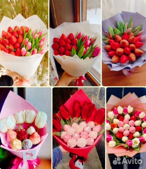 Клубника, клубника в шоколаде тюльпаны