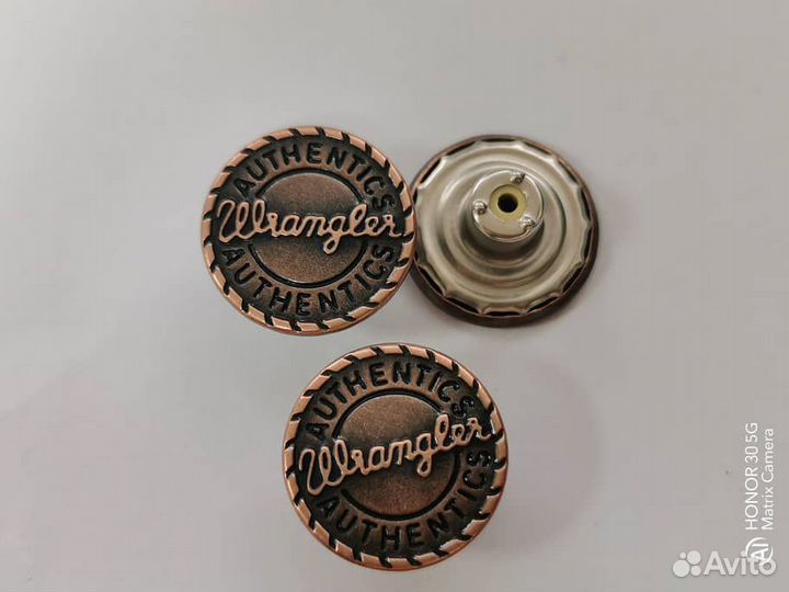 Пуговицы. Wrangler. 17 mm. 3 Вида. США 80 х