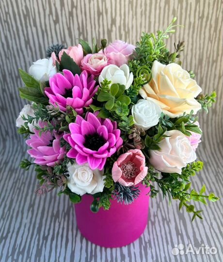 Розы из мыла от magic soap and flowers