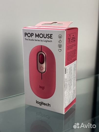 Мышка Logitech Pop Mouse Pink новая