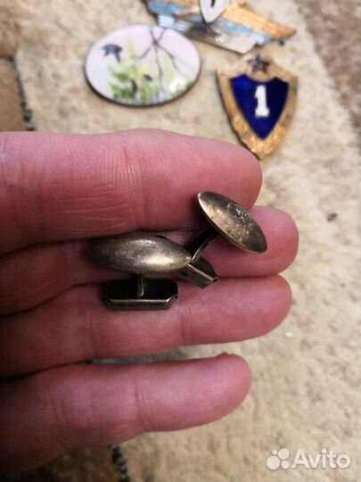 Значок ссср, воинский знак. Брошь, запонки 875