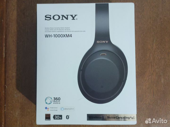 Беспроводные наушники sony wh 1000xm4 black/Черный