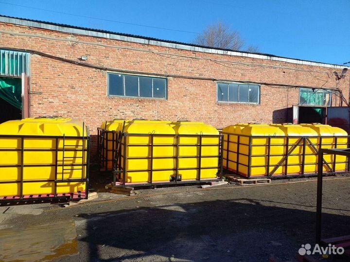 Емкость с полным сливом кассета 10000л