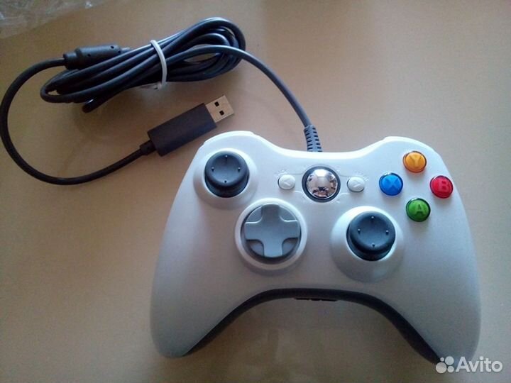 Геймпад X-Box 360 и Windows новый, проводной