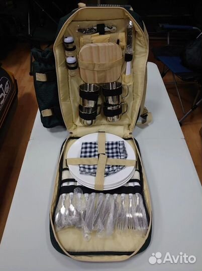 Набор посуды туристической в рюкзаке, Chanodug