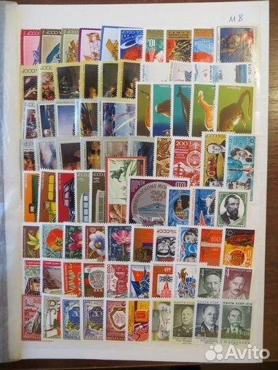 1974г Годовой набор 108 марок и 5 блоков Все **