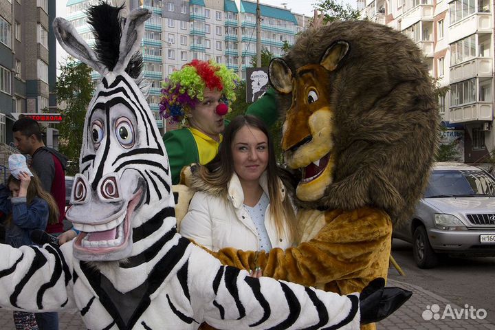 Костюм, ростовая кукла Девушка, парень