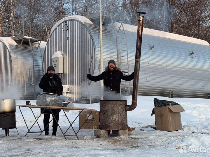 Печь под казан