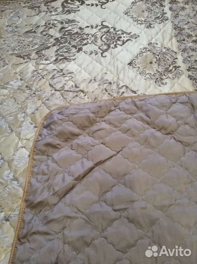 Покрывало и шторы комплект,бархот