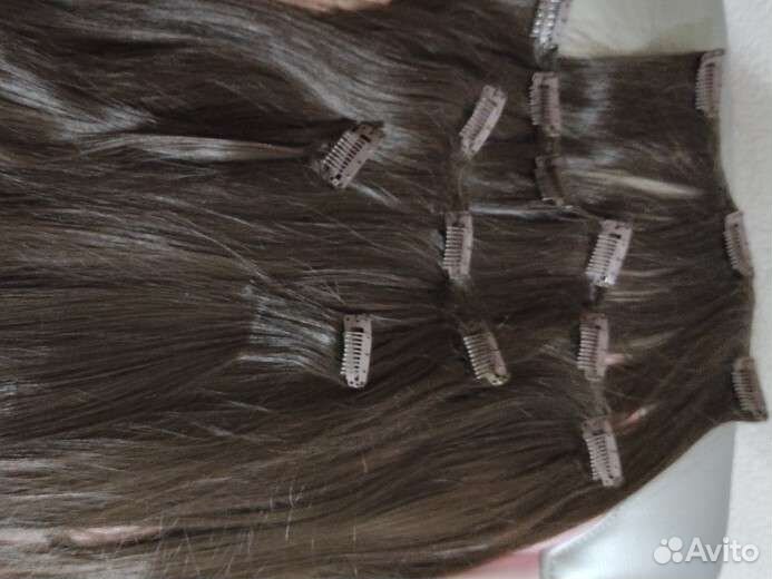Волосы накладные на заколках