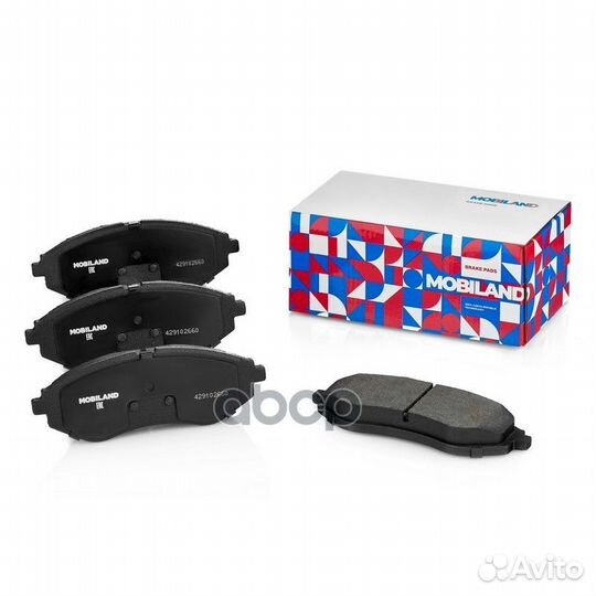 Колодки тормозные дисковые перед 429102660 mobi