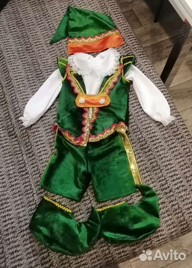 Карнавальный костюм Гнома для мальчика 110