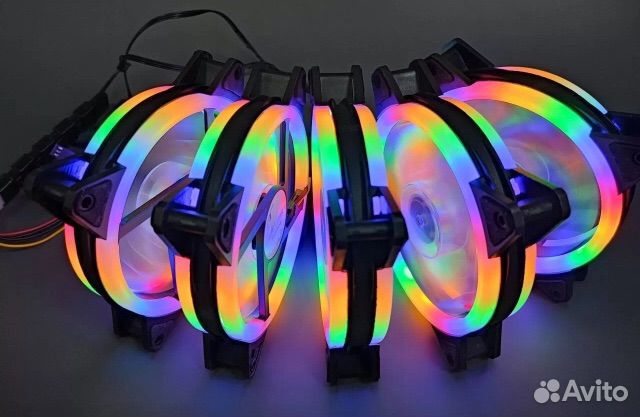 Кулер RGB для компьютера, новый