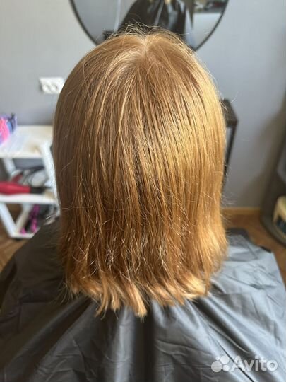 Кератиновое выпрямление волос
